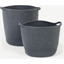 Picture of Toro Set of 2 Large Storage Baskets with Handles, Grey