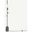 Picture of Vetro Floor Lamp, Peacock Green and Opal Glass