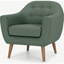 Picture of Ritchie Armchair, Darby Green