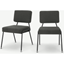 Picture of Set of 2 Knox dining chairs, Soot Grey