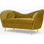 Picture of Kooper 2 Seater Sofa, Vintage Gold  Velvet