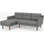 Picture of Walker Left Hand Facing Chaise Corner Sofa, Mountain Grey