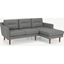 Picture of Walker Right Hand Facing Chaise Corner Sofa, Mountain Grey