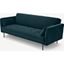 Picture of Harlow Click Clack Sofa Bed, Steel Blue Velvet