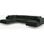 Picture of Monterosso Left Hand Facing Corner Sofa, Dark Anthracite Velvet