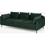 Picture of Vento 3 Seater Sofa, Autumn Green Velvet