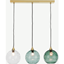 Picture of Ilaria Diner Pendant, Blue Multi & Brass