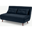 Picture of Haru Large Double Sofa Bed, Sapphire Blue Velvet