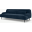 Picture of Giselle 3 Seater Sofa, Sapphire Blue Velvet