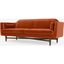 Picture of Imani 3 Seater Sofa, Burnt Orange Cotton Velvet