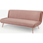 Picture of Moby Click Clack Sofa Bed, Vintage Pink Velvet