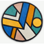 Picture of Supermundane Round Wool Rug, 200cm diam, Multi