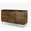 Picture of Tayma 3 Door Sideboard, Acacia Wood & Brass