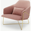 Picture of Stanley Accent Armchair, Velvet Vintage Pink