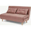 Picture of Haru Large Double Sofa Bed, Vintage Pink Velvet