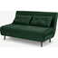 Picture of Haru Large Double Sofa Bed, Pine Green Velvet