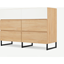 Picture of Hopkins Wide Chest Of Drawers, Oak Effect & White