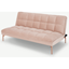 Picture of Hallie Click Clack Sofabed, Pastel Pink Velvet