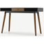 Picture of Edelweiss Desk, Walnut and Black