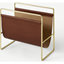 Picture of Kyri Leather Magazine Rack, Tan