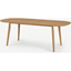Picture of Edelweiss 6-8 Seat Oval Extending Dining Table, Oak and Brass