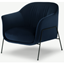 Picture of Lucie Accent Armchair, Archie Blue Velvet