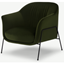 Picture of Lucie Accent Armchair, Olive Green Velvet