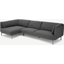 Picture of Inka Left Hand Facing Chaise End Corner Sofa, Marl Grey