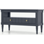 Picture of Bourbon Vintage TV Stand, Slate Blue & Brass