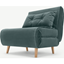 Picture of Haru Single Sofa Bed, Marine Green Velvet
