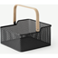 Picture of Kennedi Perforated Metal Square Storage Basket, Black