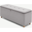 Picture of Burcot Upholstered Ottoman Storage Bench, Contrast Grey