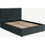 Picture of Skye Kingsize Bed with Storage Drawers, Midnight Grey Velvet