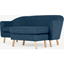 Picture of Lottie Compact Chaise End Corner Sofa, Harbour Blue