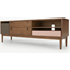 Picture of Campton Wide TV Stand, Dark Stain Oak and Grey