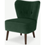 Picture of Charley Accent Armchair, Pine Green Velvet