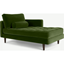 Picture of Scott Right Hand Facing Chaise Longue, Cotton Velvet Grass