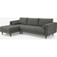 Picture of Scott 4 Seater Left Hand Facing Chaise End Corner Sofa, Iron Weave