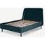 Picture of Hayllar King Size Bed, Steel Blue Velvet