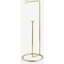 Picture of Sakari Marble Freestanding Toilet Roll Holder, Brass