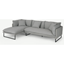 Picture of Malini Left Hand Facing Chaise End Corner Sofa, Mountain Grey
