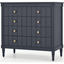 Picture of Bourbon Vintage Chest Of Drawers, Slate Blue