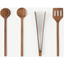 Picture of Clover Acacia Set of 4 Wood Kitchen Utensils, Natural