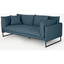 Picture of Malini 3 Seater Sofa, Orleans Blue