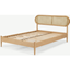 Picture of Reema King Size Bed, Cane & Oak