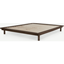 Picture of Kano Double Platform Bed, Walnut Stain Pine