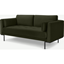 Picture of Harlow Large 2 Seater Sofa, Dark Olive Velvet