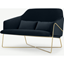 Picture of Stanley 2 Seater Sofa, Twilight Blue Velvet