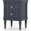 Picture of Bourbon Vintage Bedside, Slate Blue