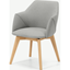 Picture of Lule Office Chair, Hail Grey and Oak